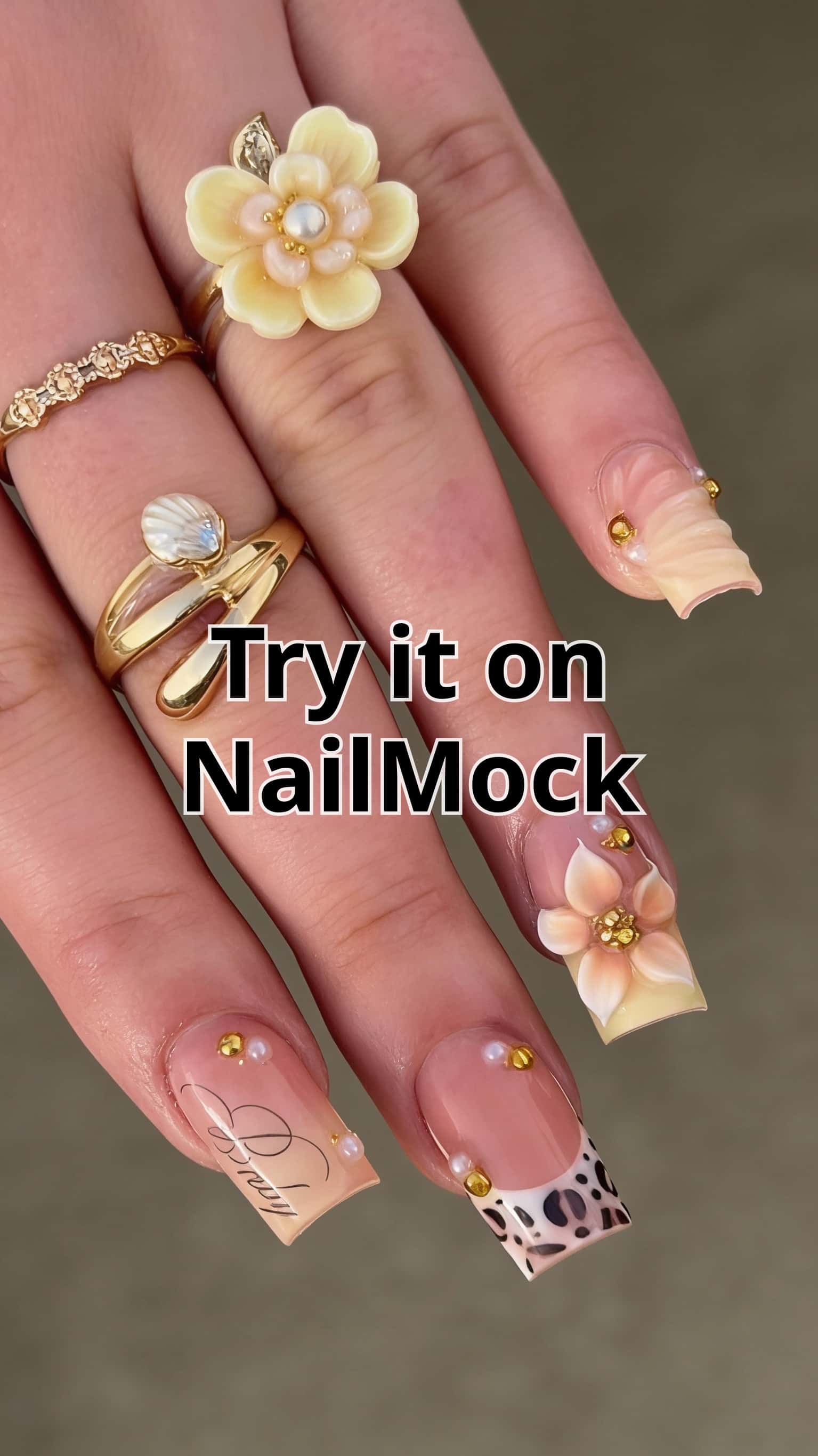 5 french tip nail ideas on manicured hands, tagged nail inspo, french tip nails, nail art.