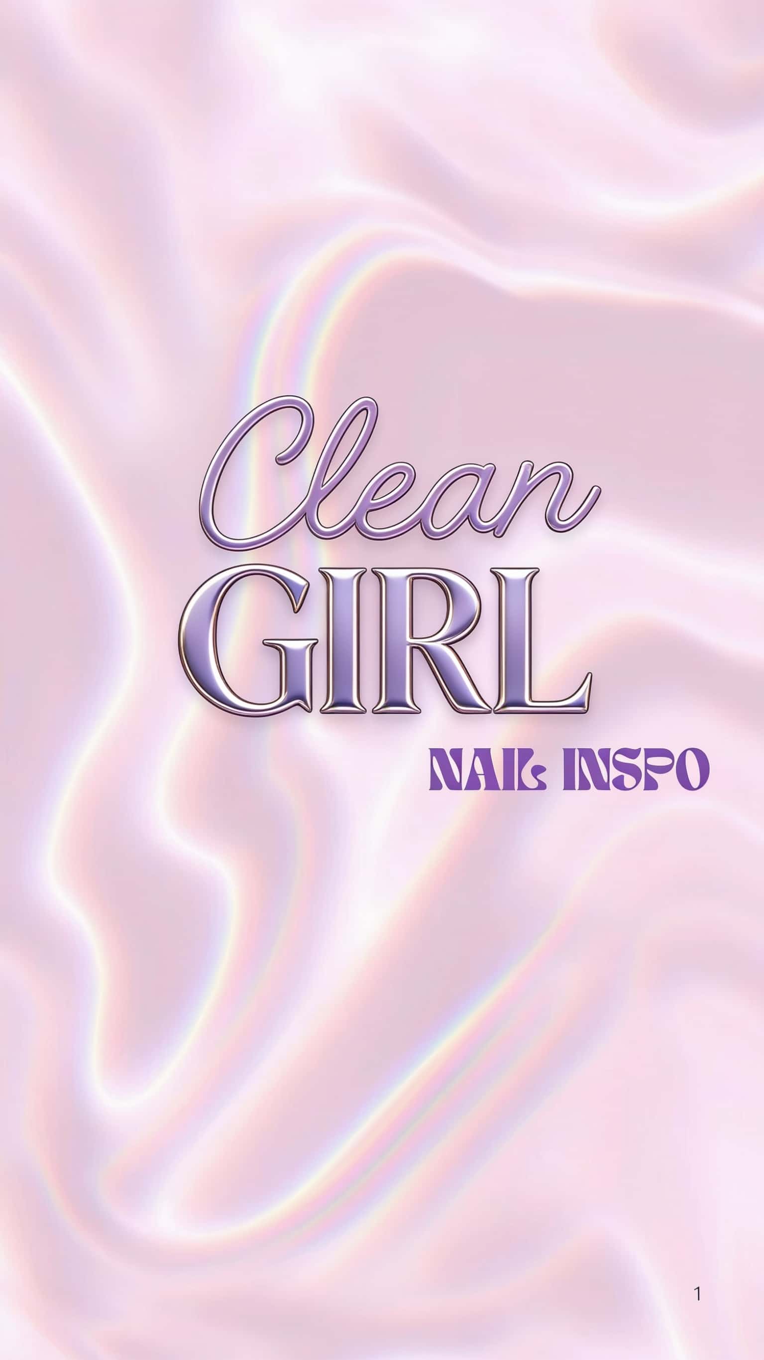 9 clean girl nail ideas on manicured hands, tagged clean girl nails, nail inspo, nail trends.