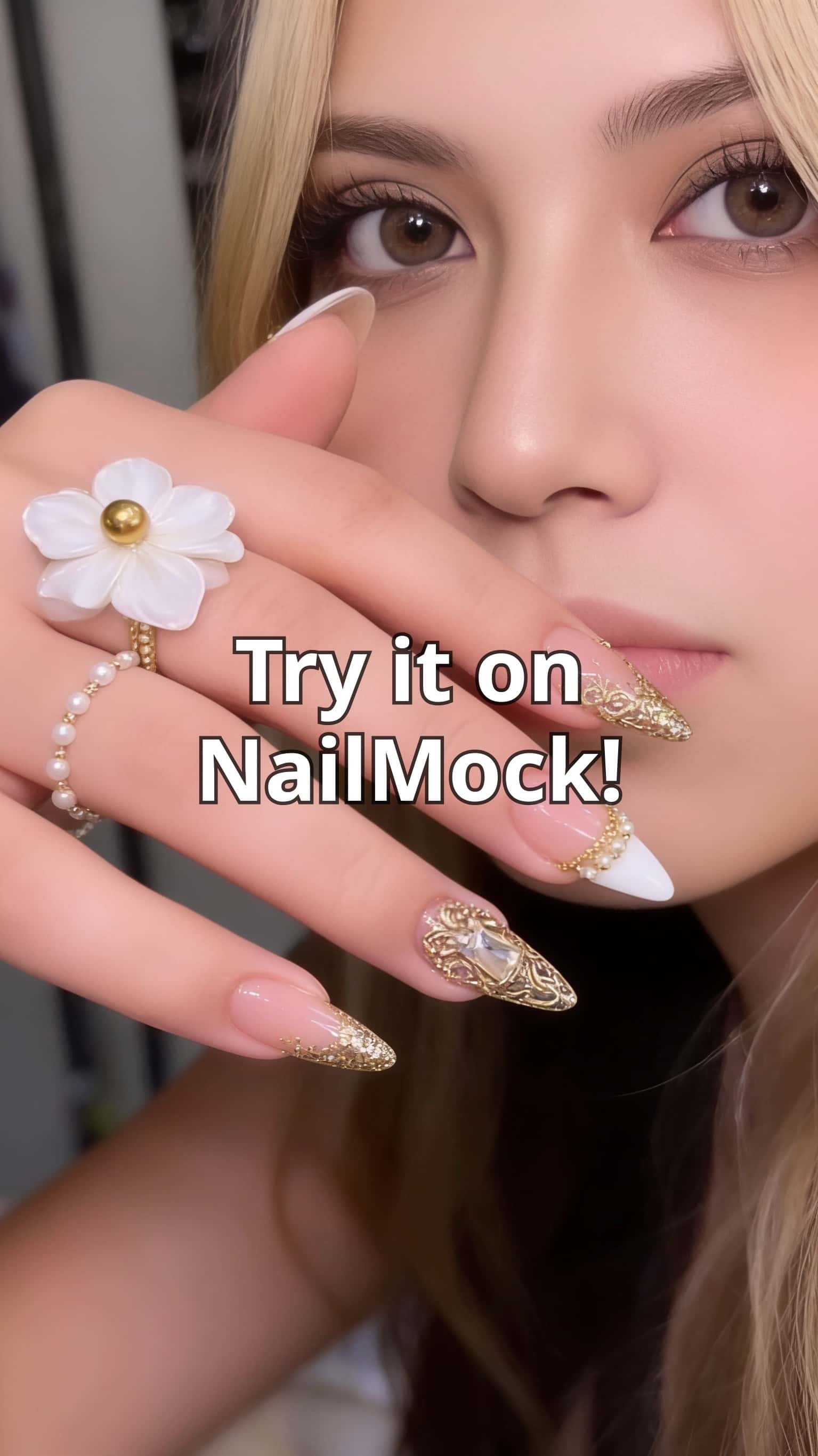 5 summer nail ideas on manicured hands, tagged nail inspo, nail art, cute nails.