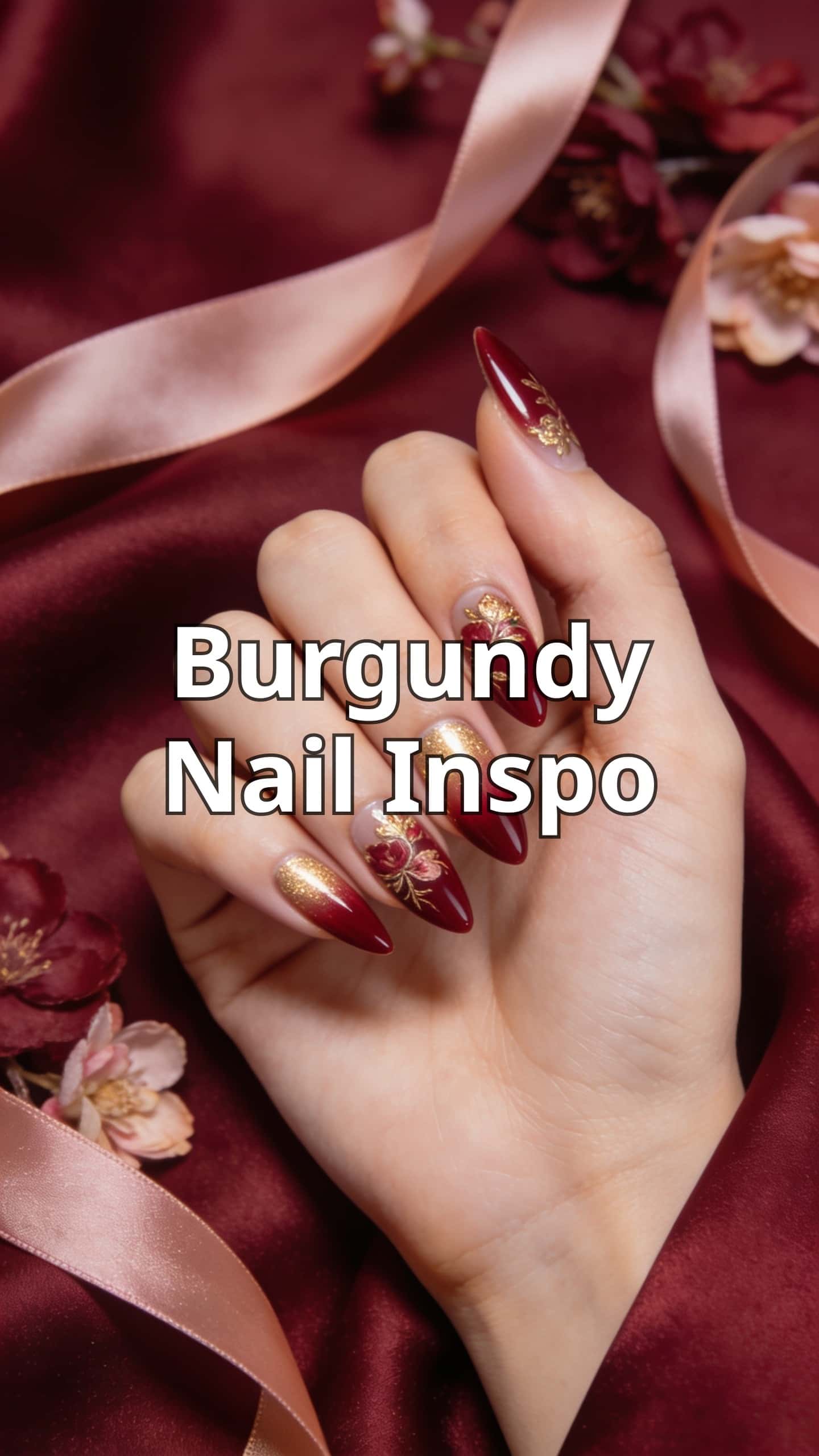 Burgundy Nail Inspo