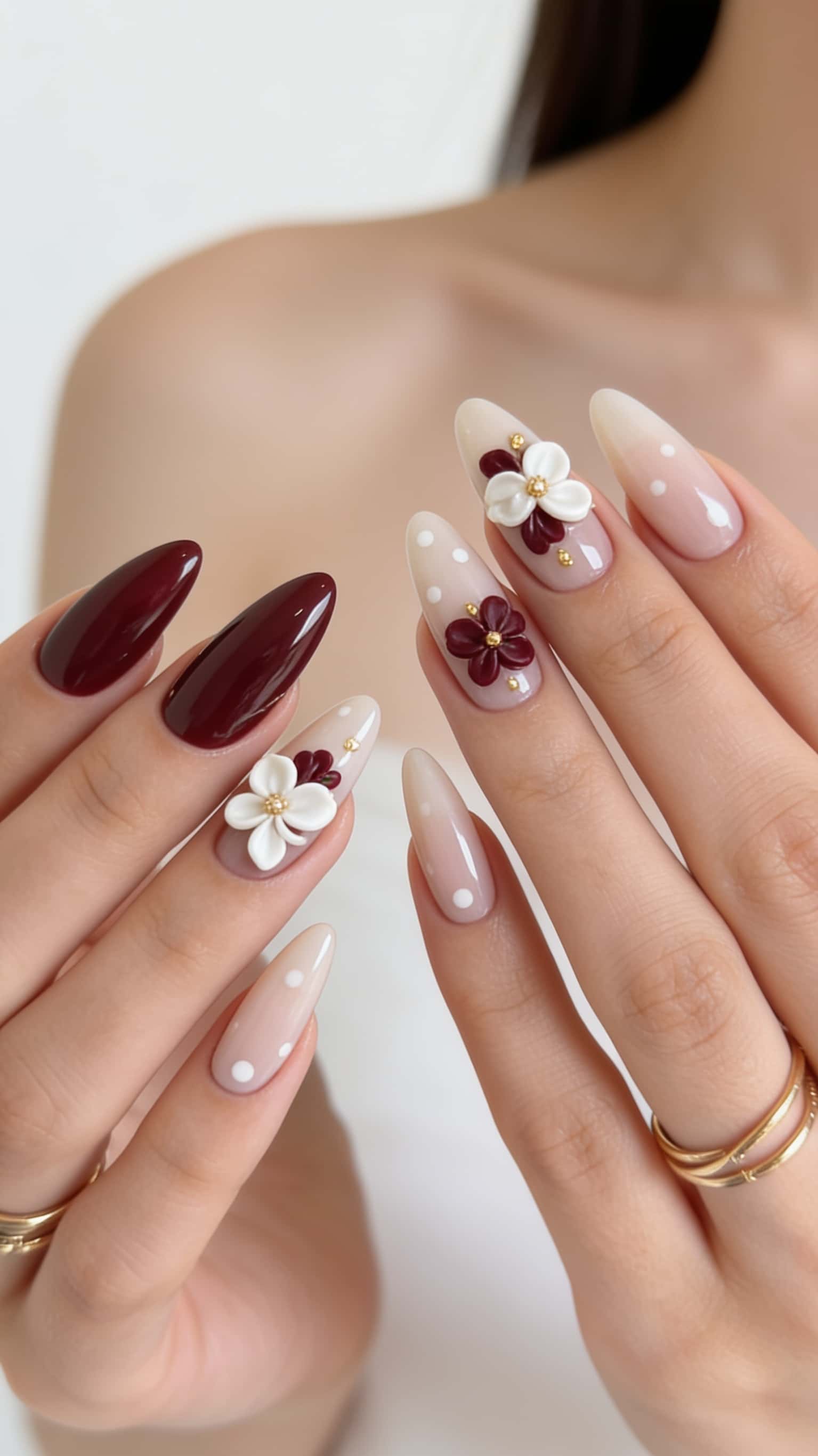 Burgundy Nail Inspo
