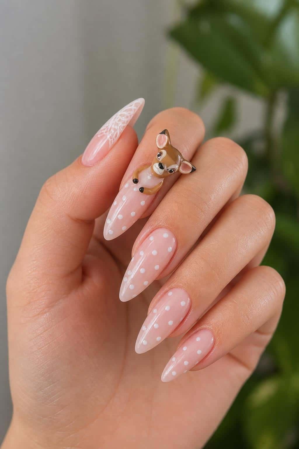 5 cute nail ideas on manicured hands, tagged nail art, 3dnails, nail inspo.