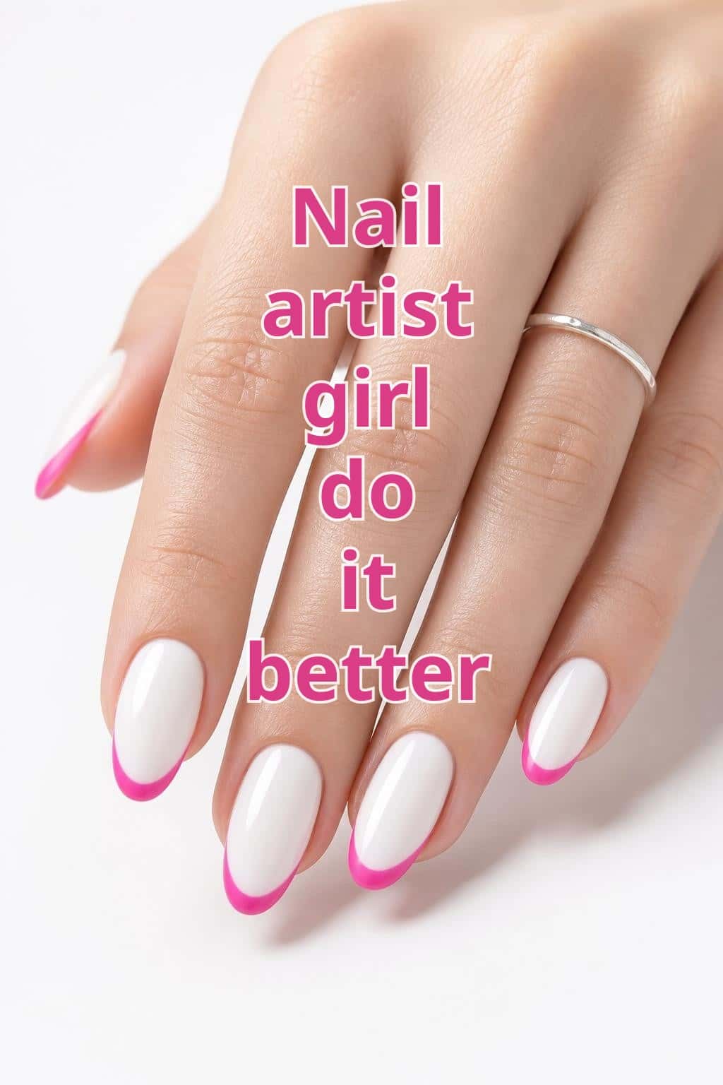 9 nail ideas on manicured hands, including step 1, keep going…, detail shot, save this.