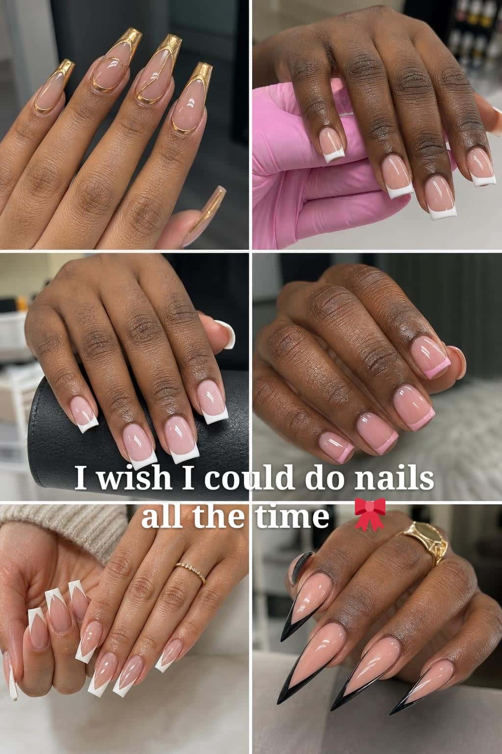 2 nail ideas on manicured hands, tagged nail inspo, nail art, nailartlove.