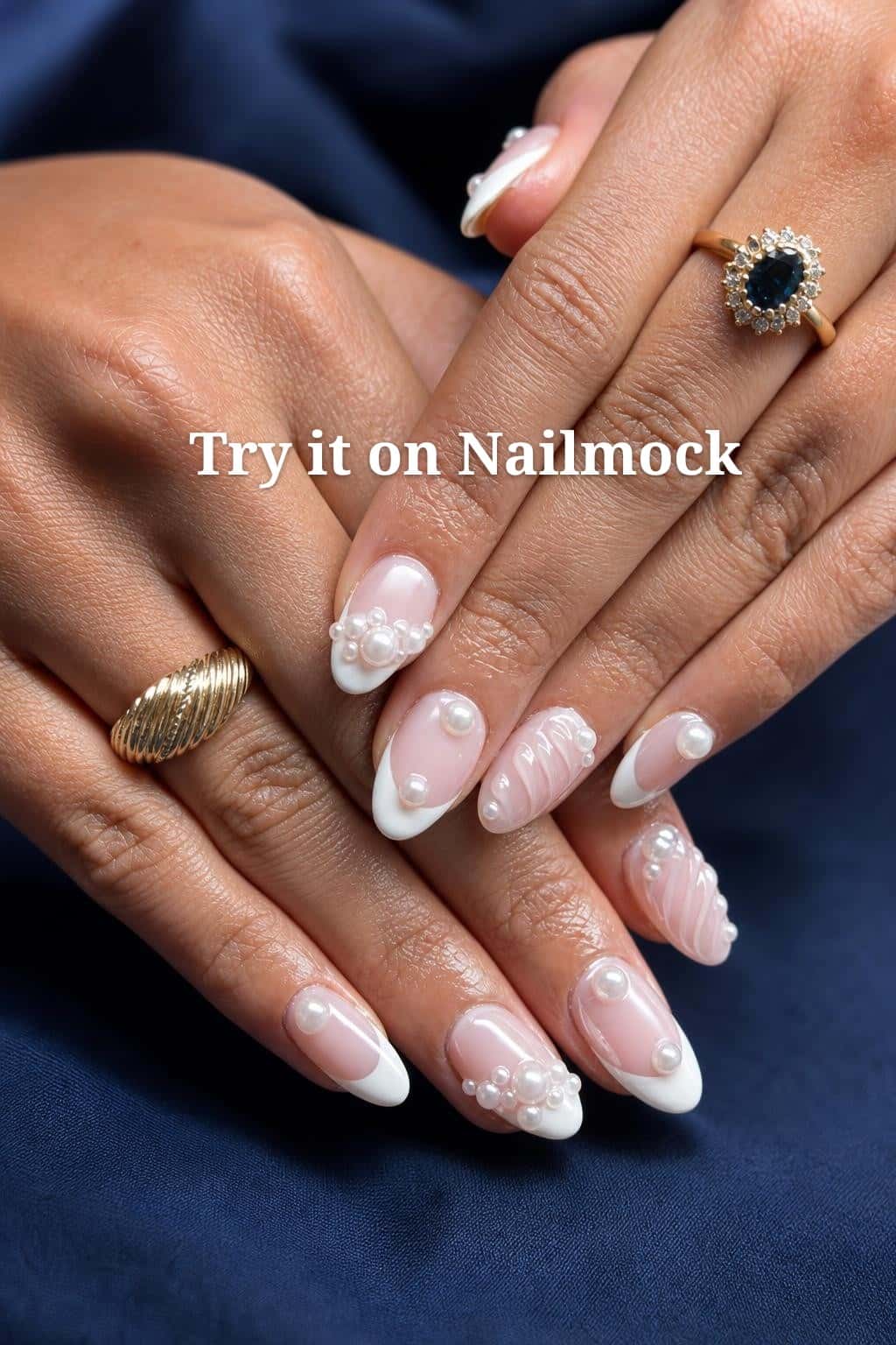 6 nail ideas on manicured hands, tagged nail inspo, nail art, keepervibes.
