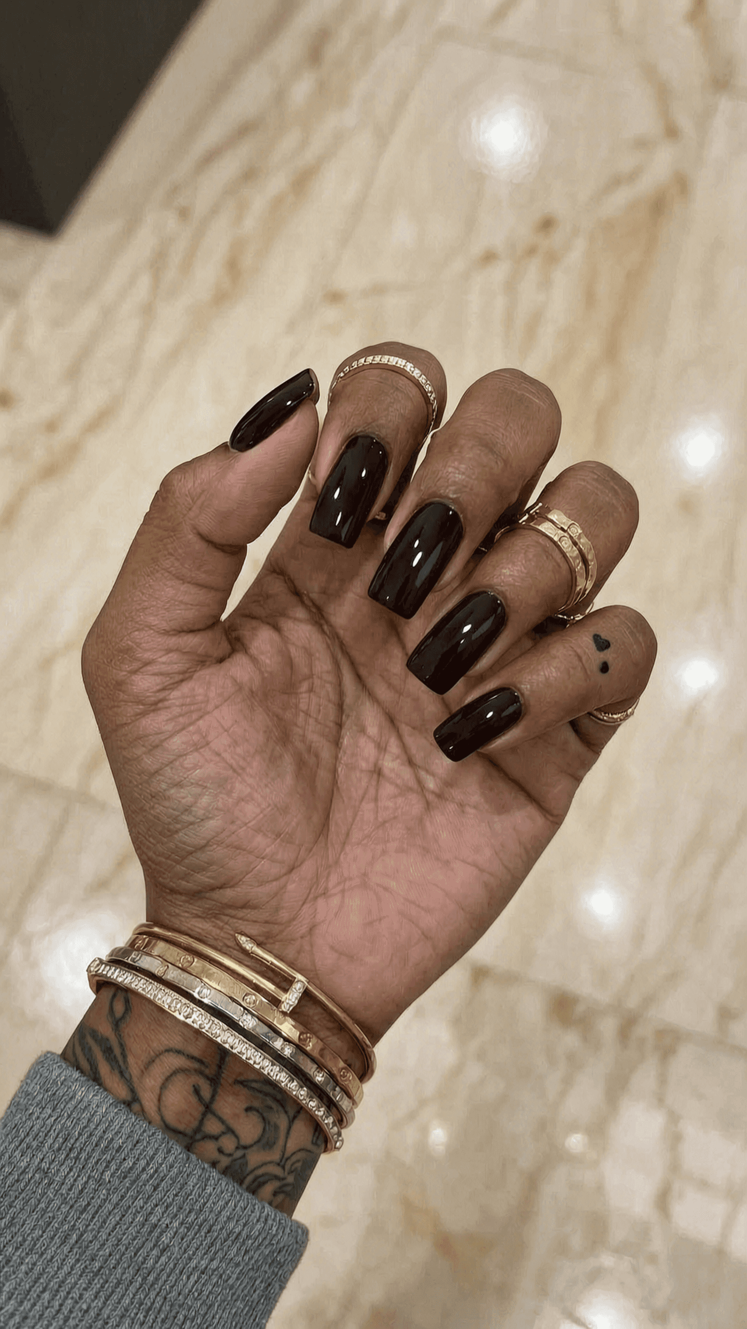 6 brown nail ideas on manicured hands, tagged chocolatenails, nail inspo, fall manicure.