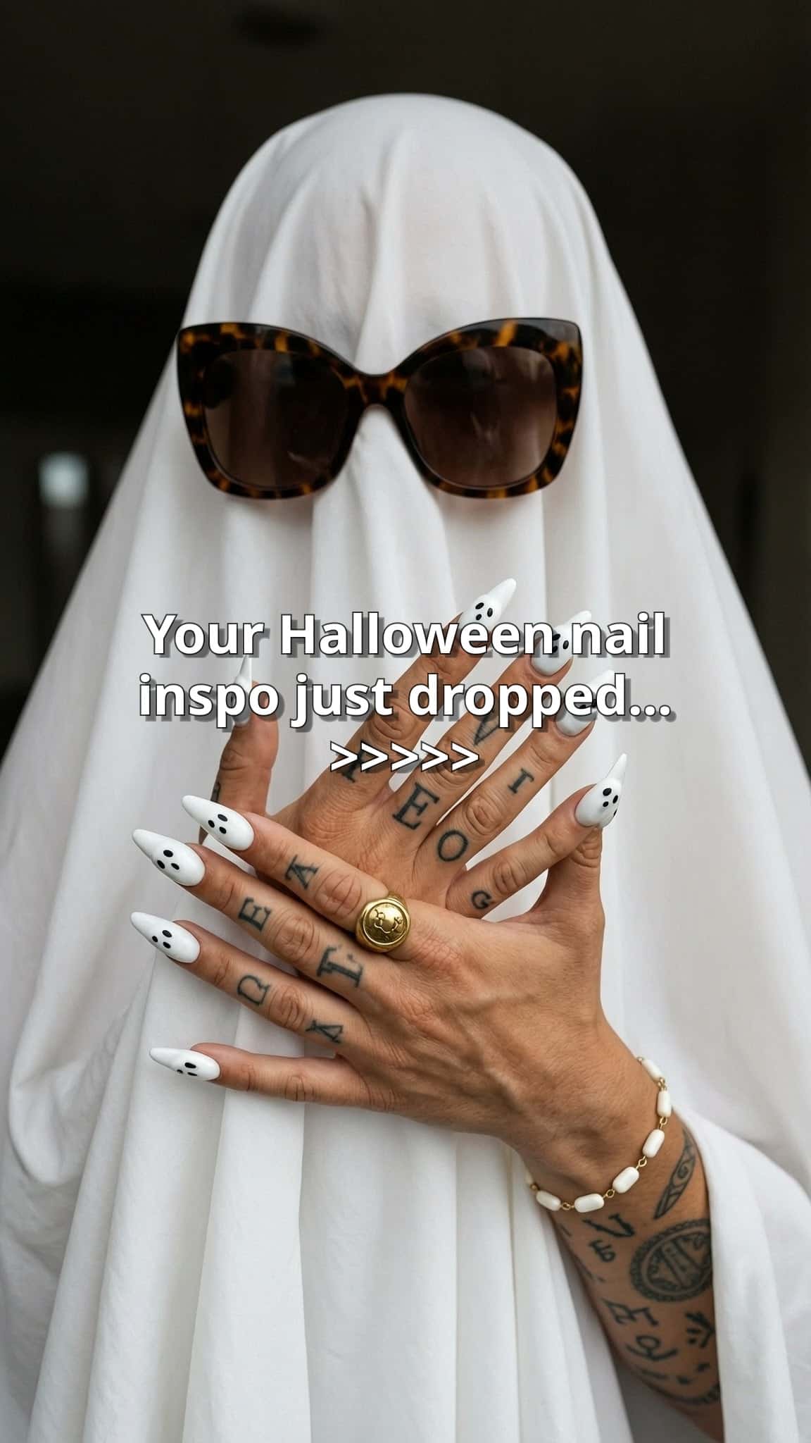 6 halloween nail ideas on manicured hands, tagged halloween nails, spookyseason.