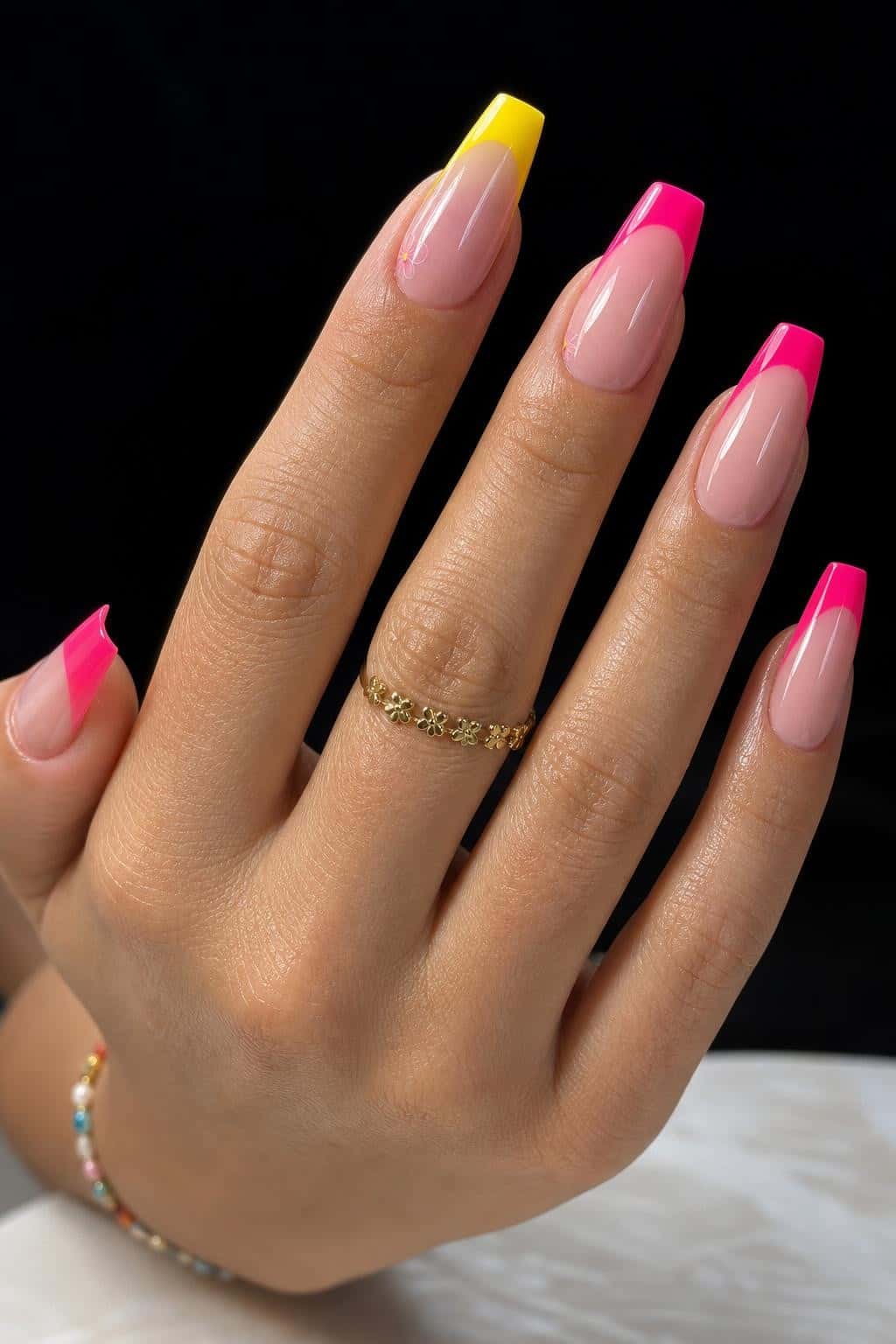 9 cute nail ideas on manicured hands, tagged nail art, gel nails, long nails.