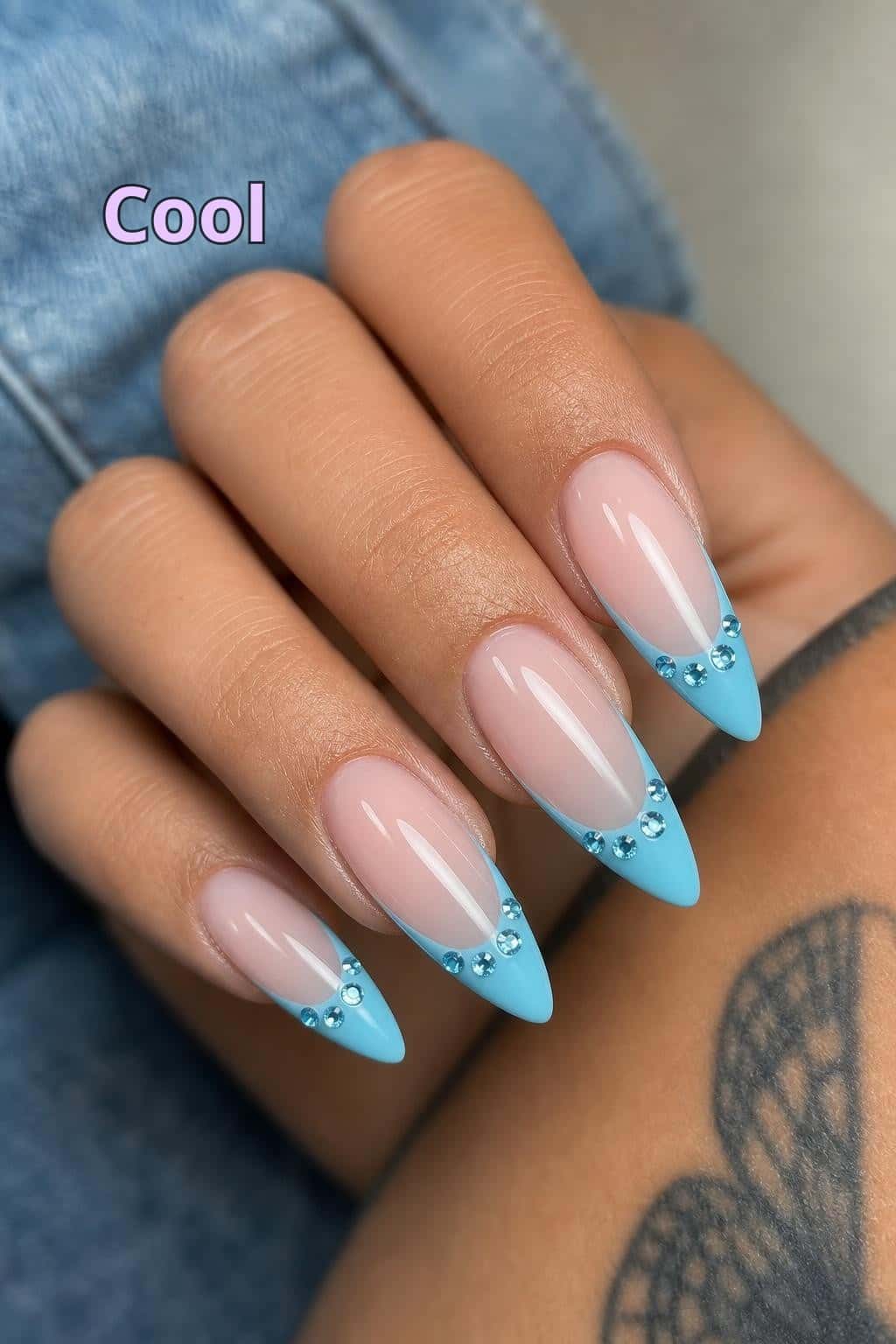 6 summer nail ideas on manicured hands, including baddie nails, holy swag, simple but cute, so cute.