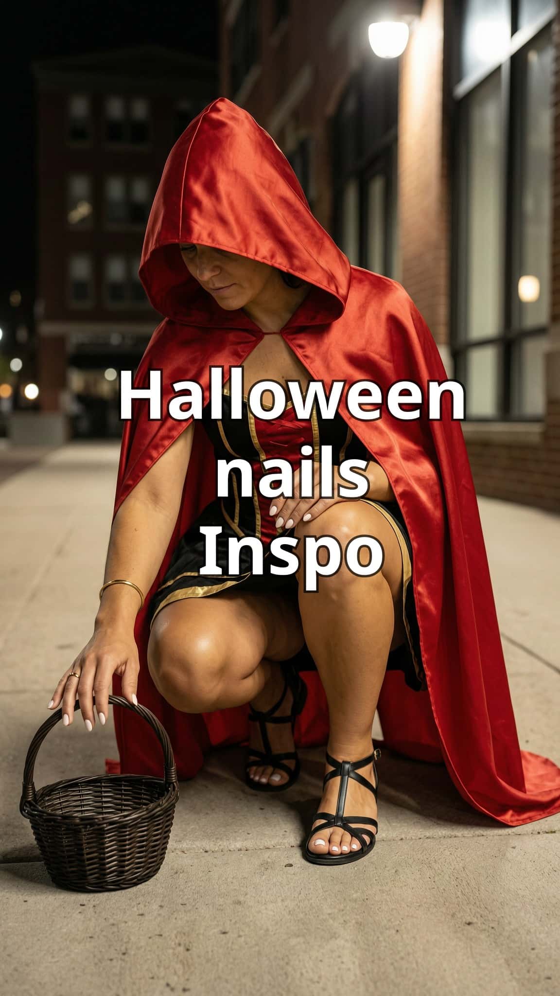 9 halloween nail ideas on manicured hands, tagged halloween nails, spookyseason, spooky nails.