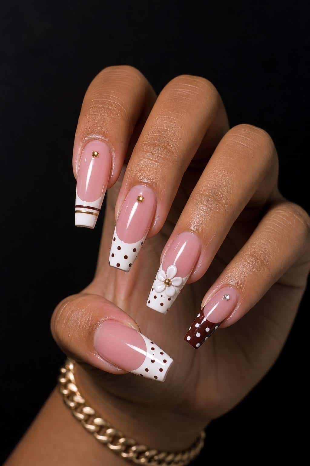 8 french tip nail ideas on manicured hands, including show variety, show another unique style, show delicate design, source slide 13.