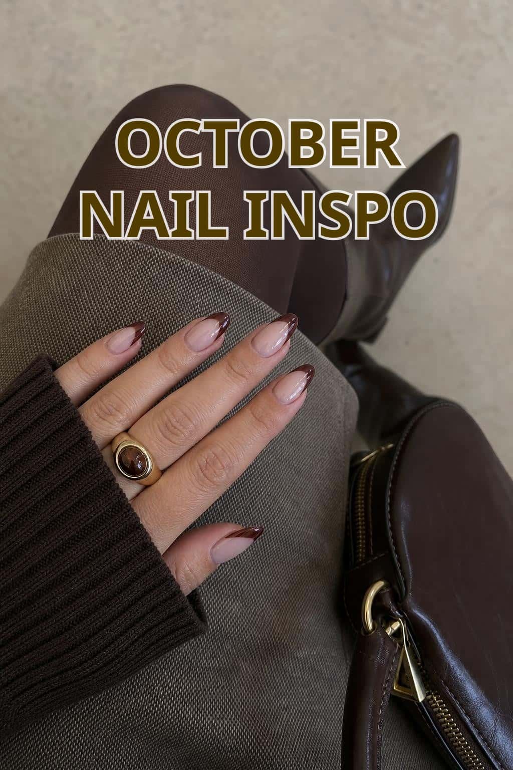 13 fall nail ideas on manicured hands, tagged fall nails, autumn nails, fallfashion.