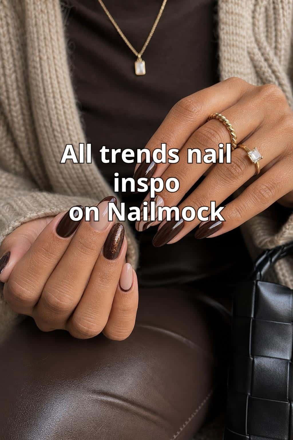 10 fall nail ideas on manicured hands, tagged fall nails, nail art, autumn nails.