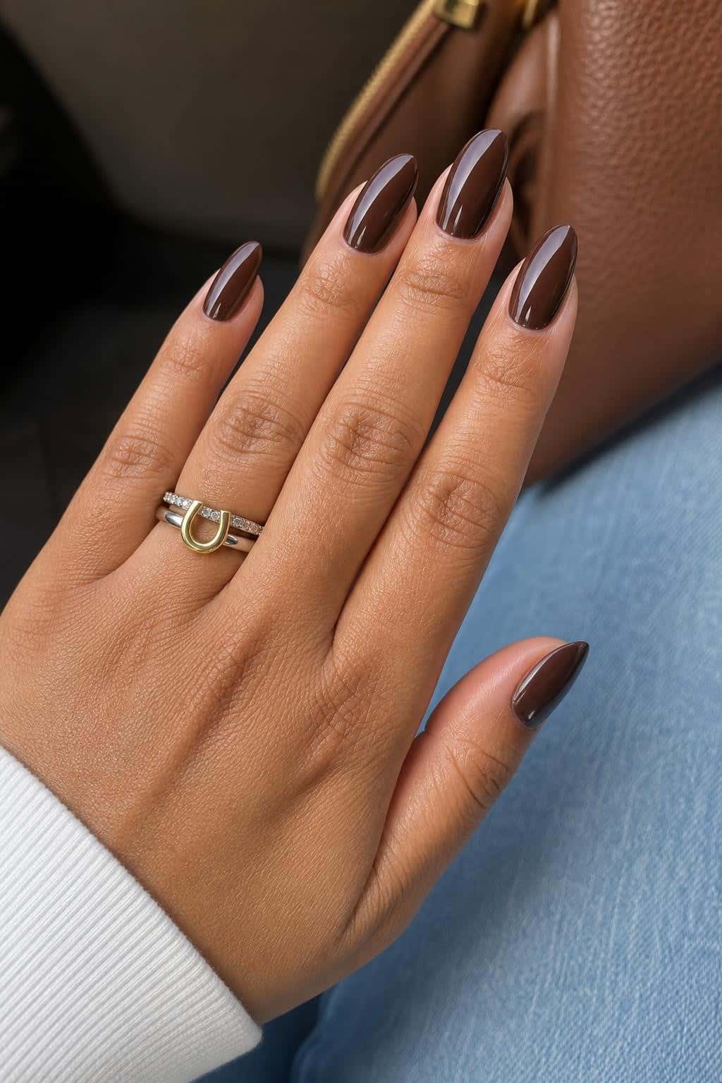 11 fall nail ideas on manicured hands, including save this, save it.