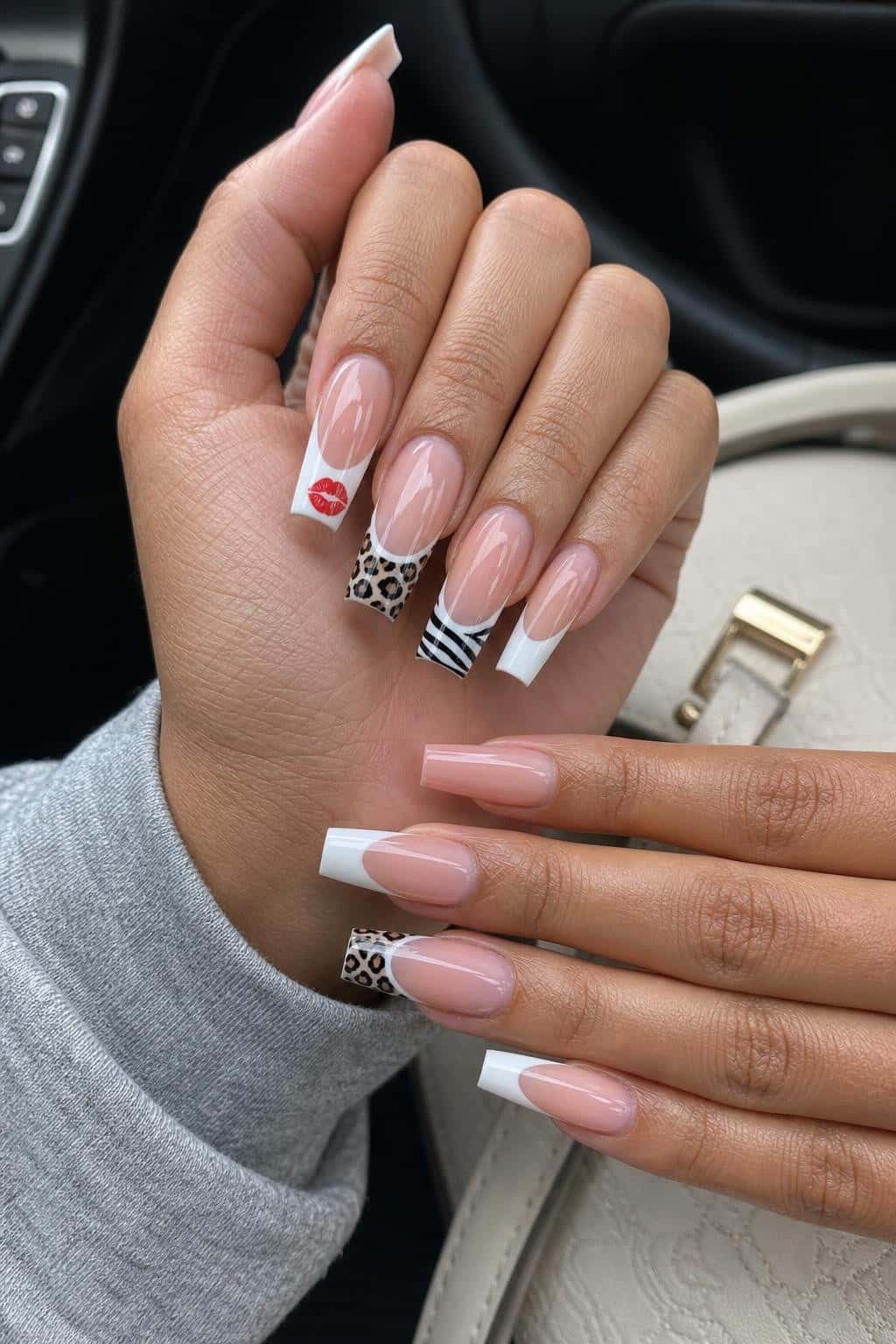 8 trendy nail ideas on manicured hands, tagged square nails, nail art, trendy nails.