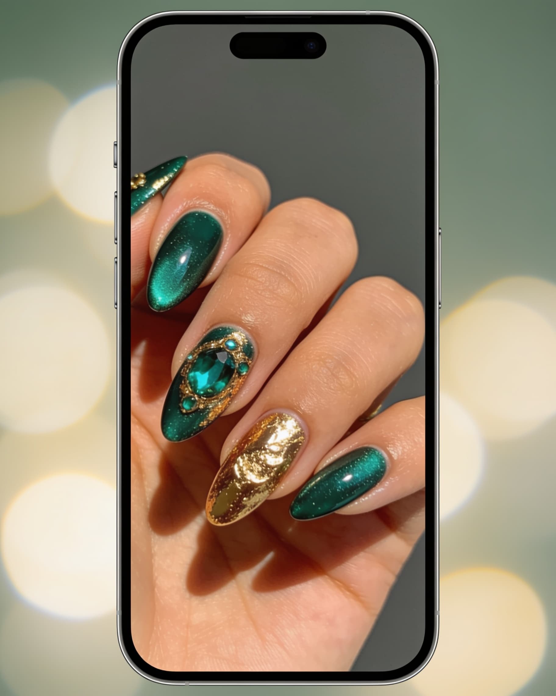 TikTok-style viral nail photo for creator content marketing
